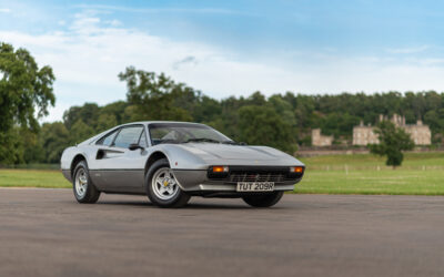 Ferrari 308 Vetroresina takes the chequered flag at Oulton Park as Hampson’s drives to the top of the UK auction house pack